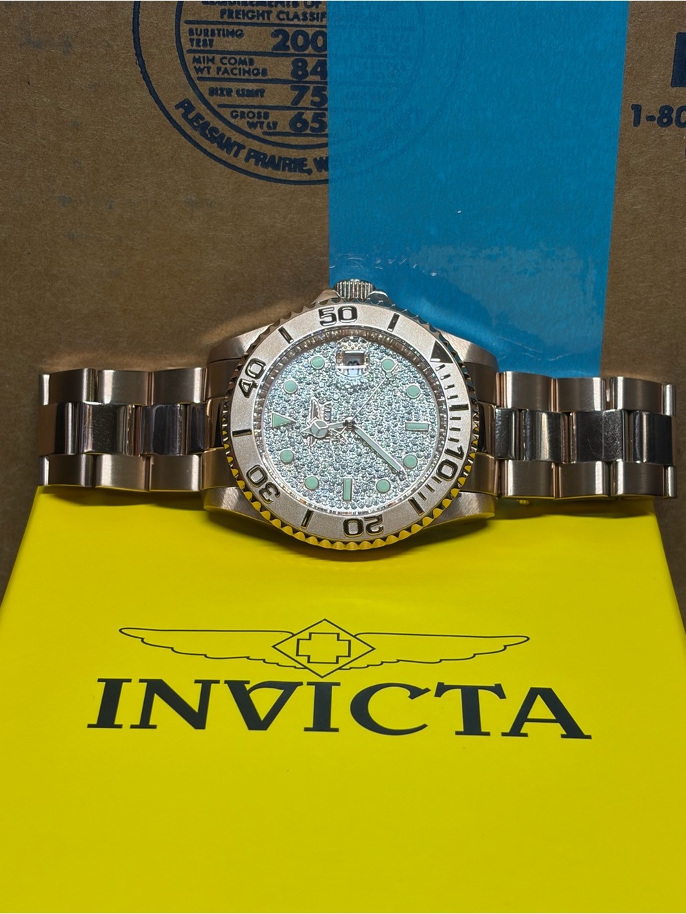 Invicta Pro Diver Velaquest Automatic Men's Watch - 43mm. Rose Gold 50285